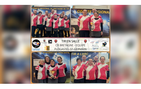TIR EN SALLE – CR EQUIPE ADULTES – PLOGASTEL-ST-GERMAIN 🏢